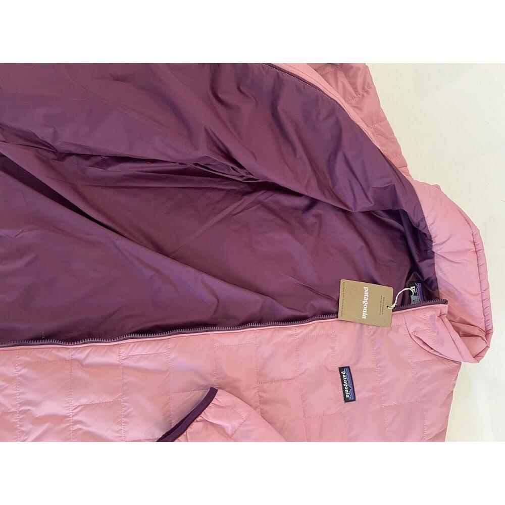 $119 Patagonia Girl’s Nano Puff Insulated Brick Quilt Jacket Planet Pink Size XL - Picture 3 of 6